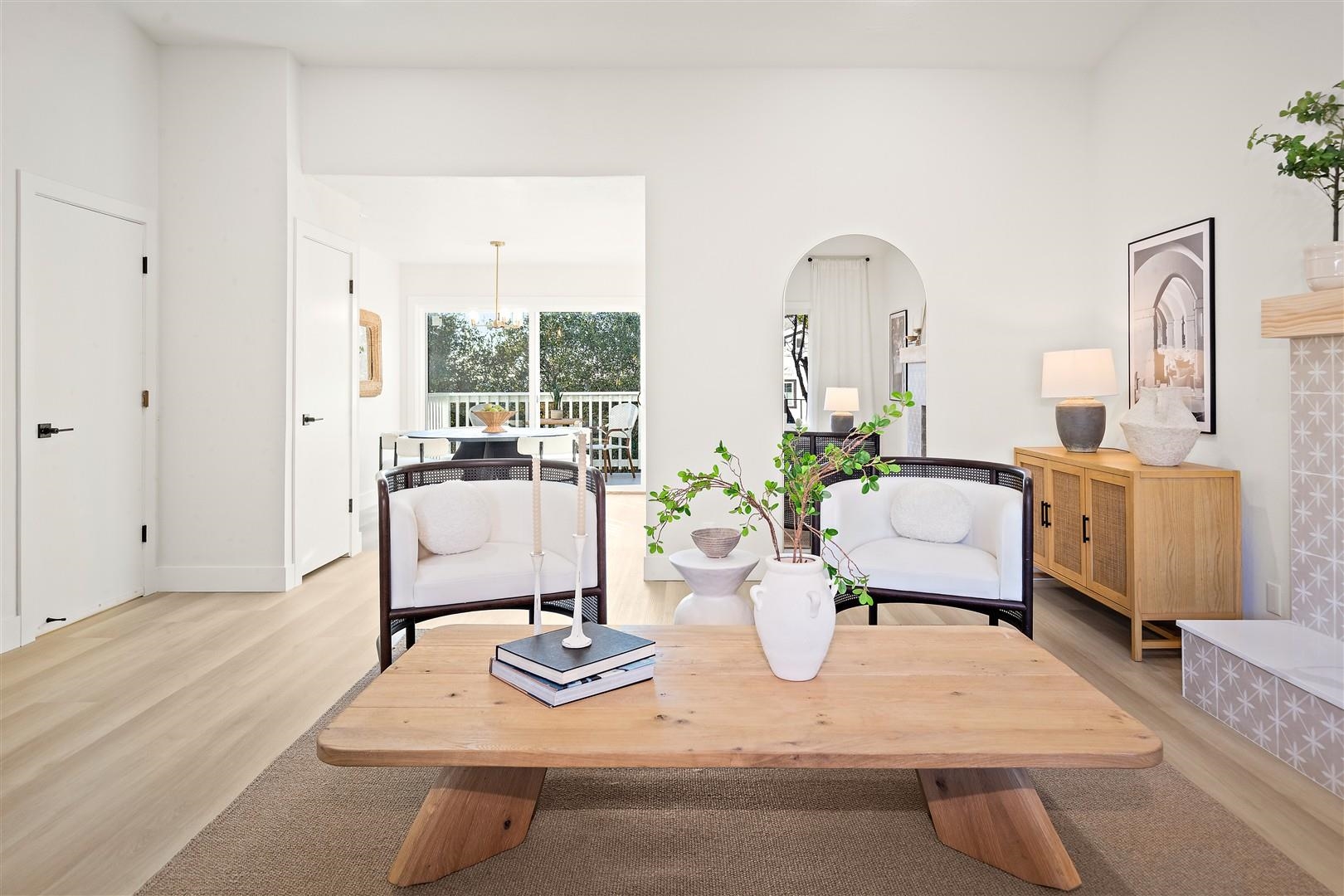 2973 Ralston Way Hayward, CA 94541 - Photo 9 of 55 Living room with light wood finished floors and a chandelier