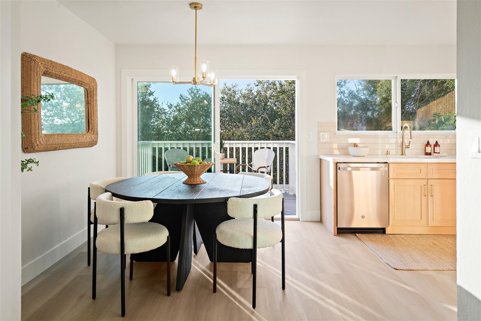 2973 Ralston Way Hayward, CA 94541 - Photo 12 of 55 Dining room with plenty of natural light, a chandelier, and light wood-style flooring