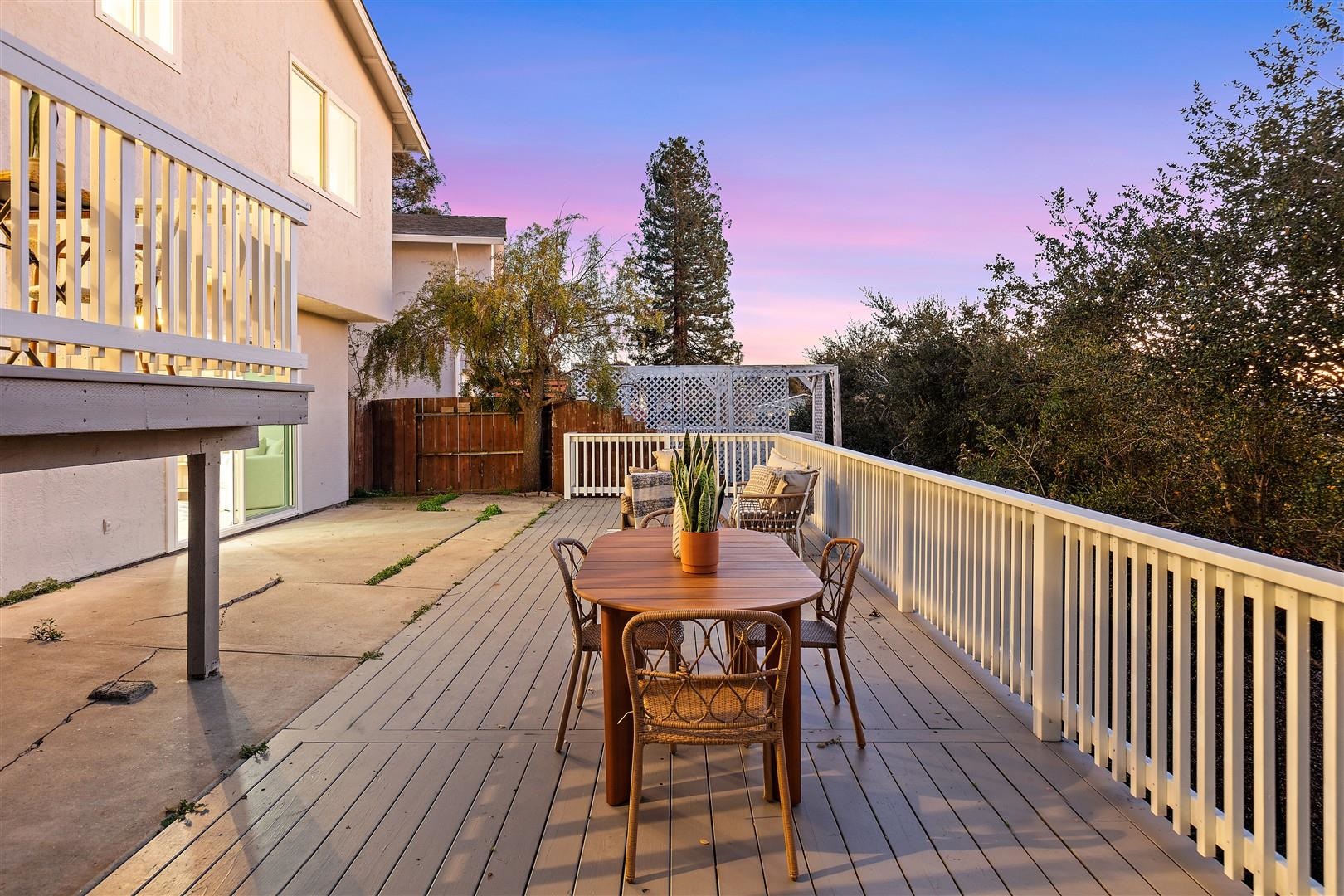 2973 Ralston Way Hayward, CA 94541 - Photo 40 of 55 Wooden terrace featuring outdoor dining space and a patio area