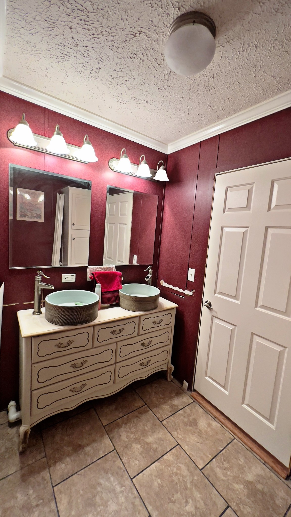 4027 Forrest Hill Road Bolivar, TN 38008 - Photo 22 of 32 a bathroom with a granite countertop sink a mirror and vanity