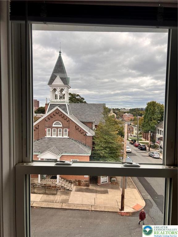 402 Prospect Avenue, Unit E3 Bethlehem, PA 18018 - Photo 5 of 19 a view of a glass door with a street from a window