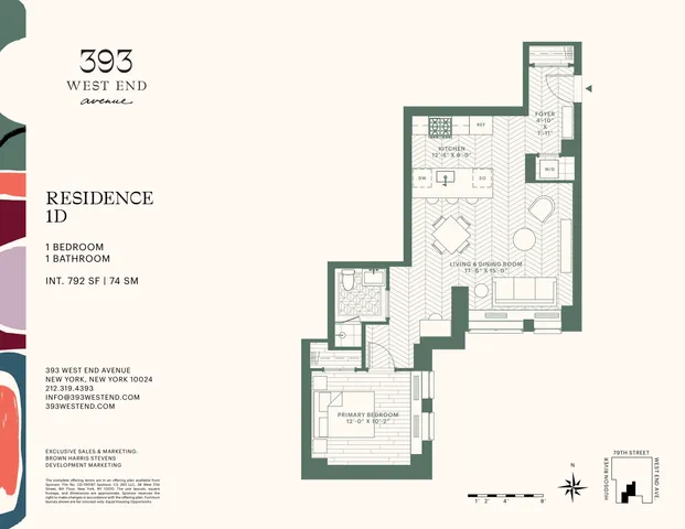 $1,250,000 | 393 West End Avenue, Unit 1D | Upper West Side