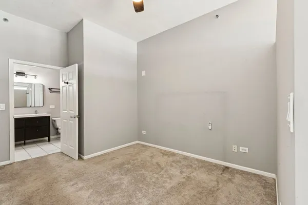 a view of an empty room