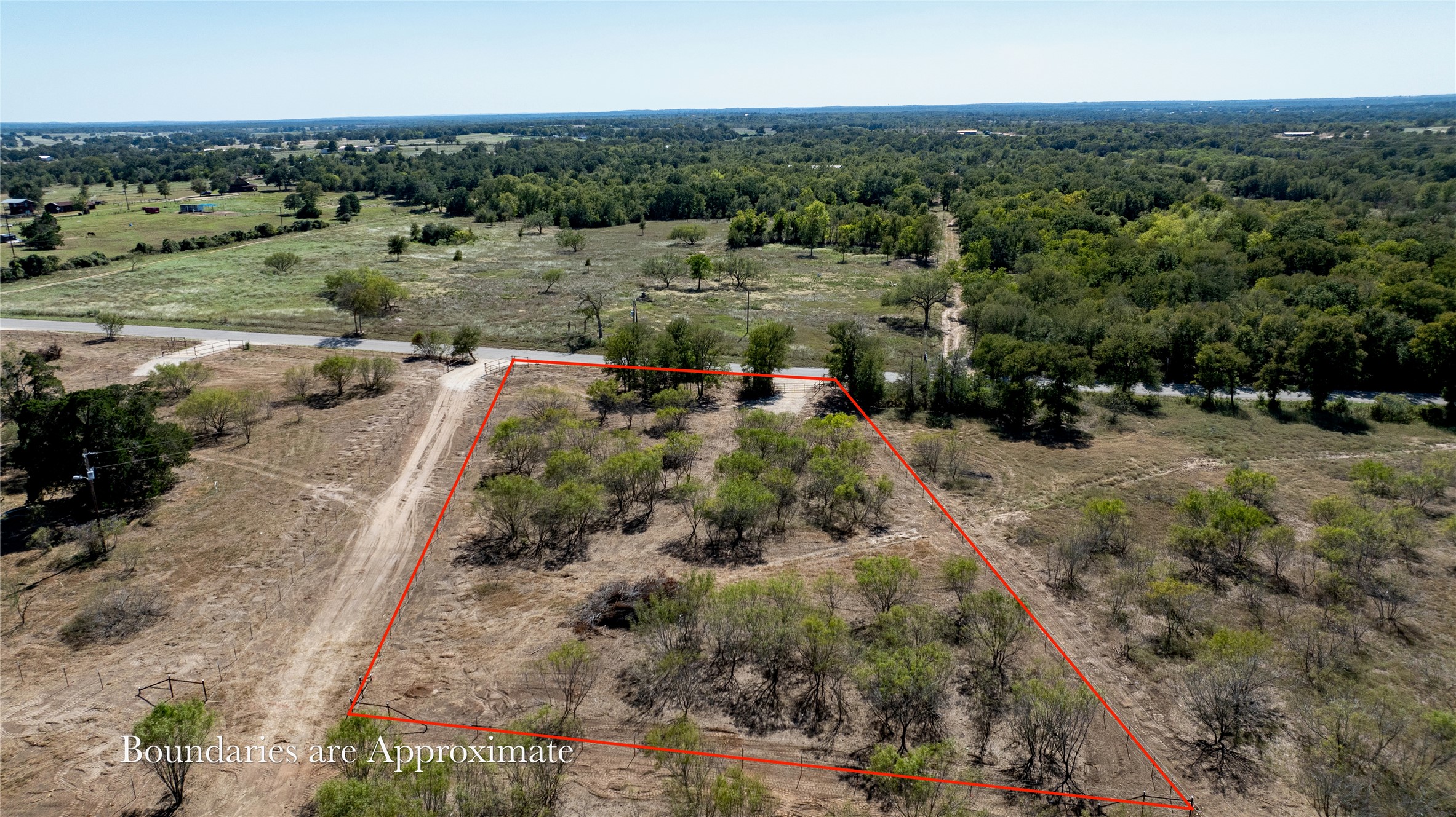 4005 Old Colony Line Road Dale, TX 78616 - Photo 2 of 8 an aerial view of multiple house