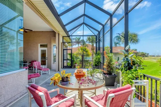 a outdoor space with patio