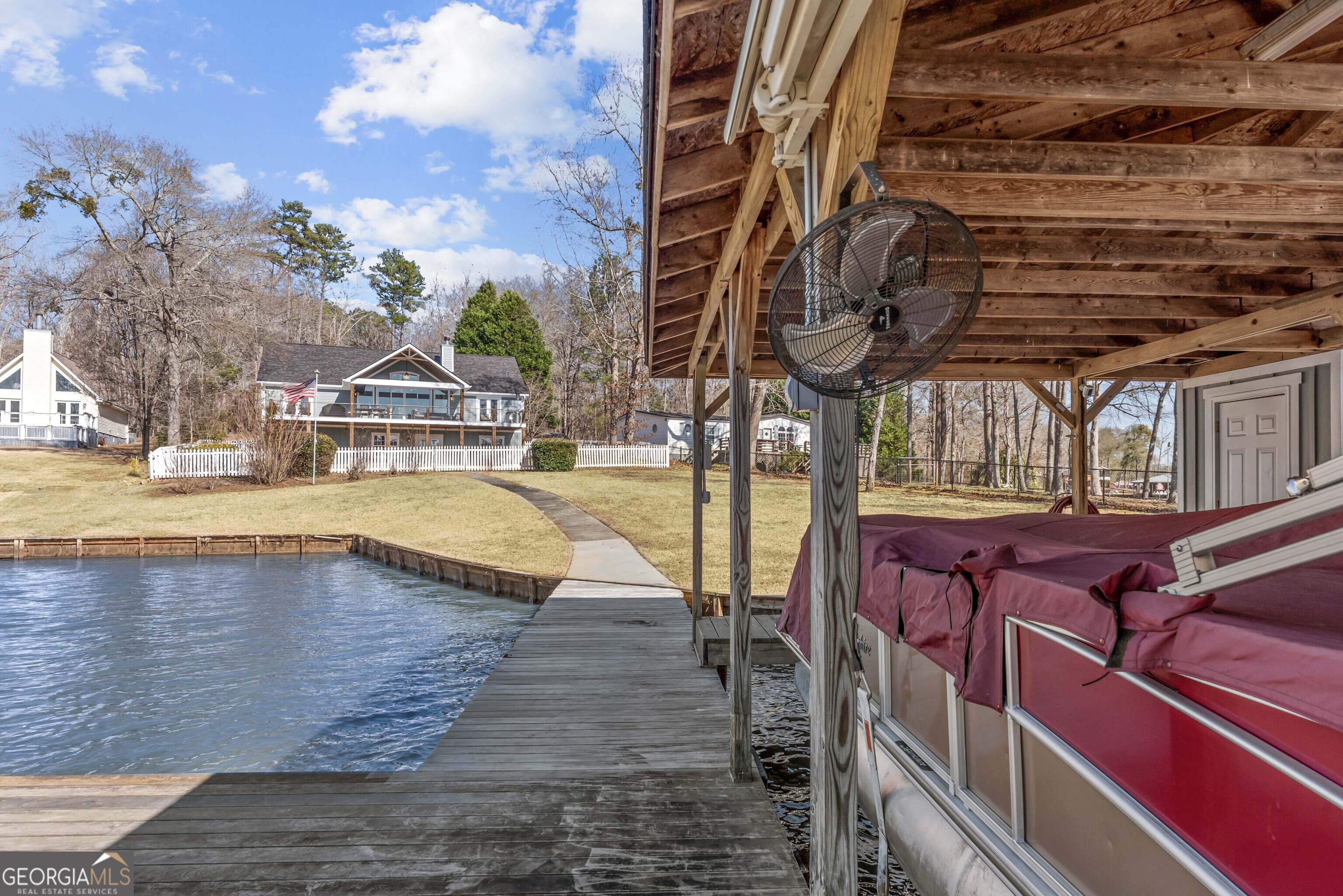 766 South Steel Bridge Road Eatonton, GA 31024 - Photo 66 of 71 a view of a swimming pool with a patio