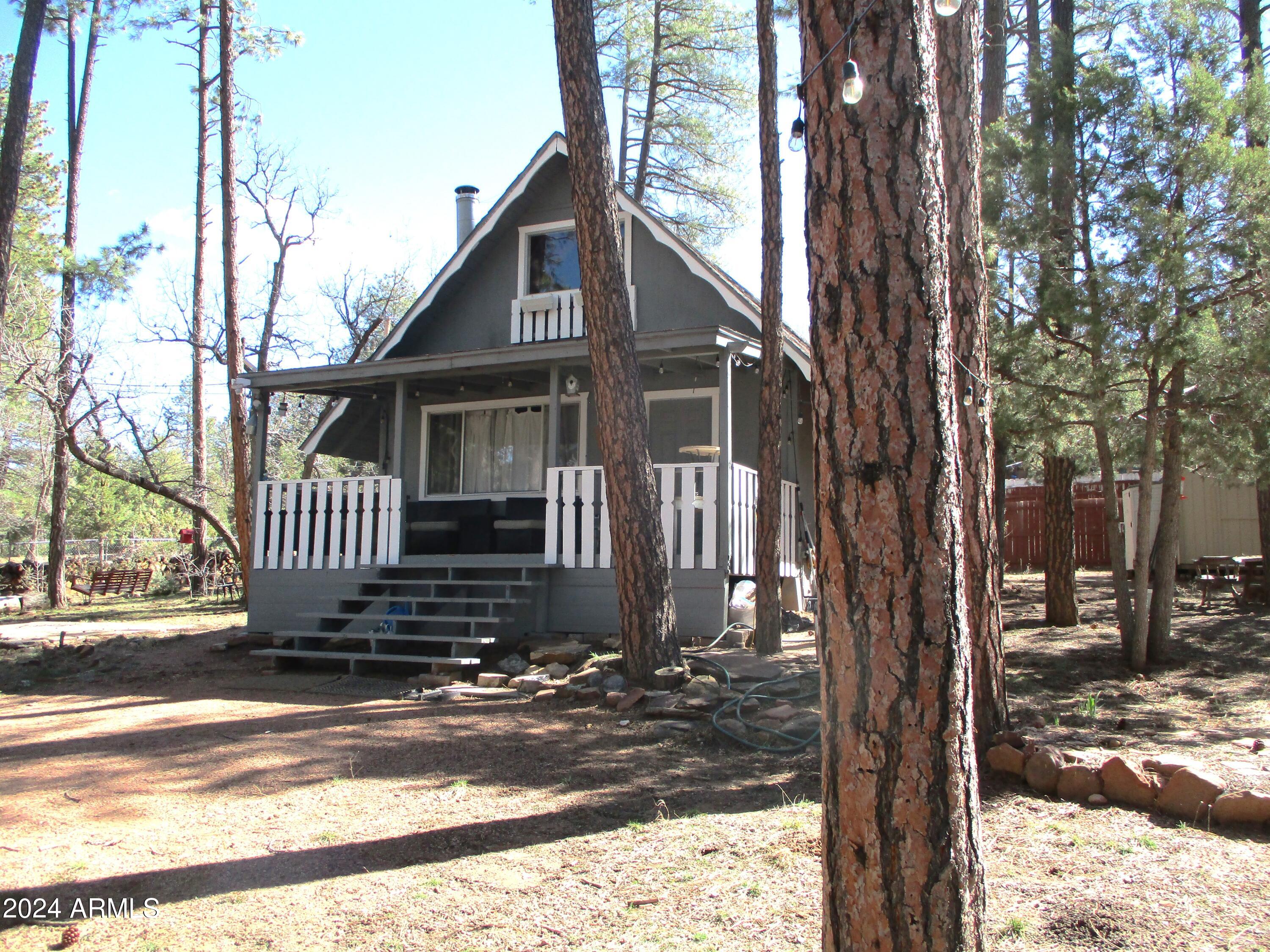8539 Buffalo Road Strawberry, AZ 85544 - Photo 12 of 19 Cabin Front