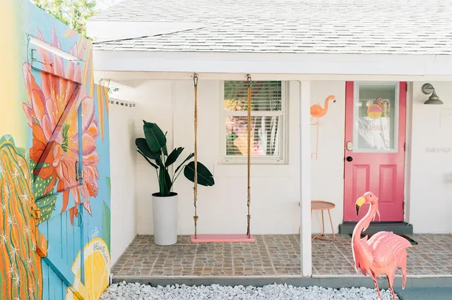 a vase of flowers sitting on a table