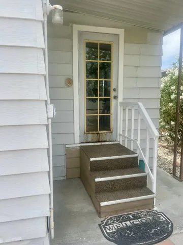 a view of a trees and a big yard