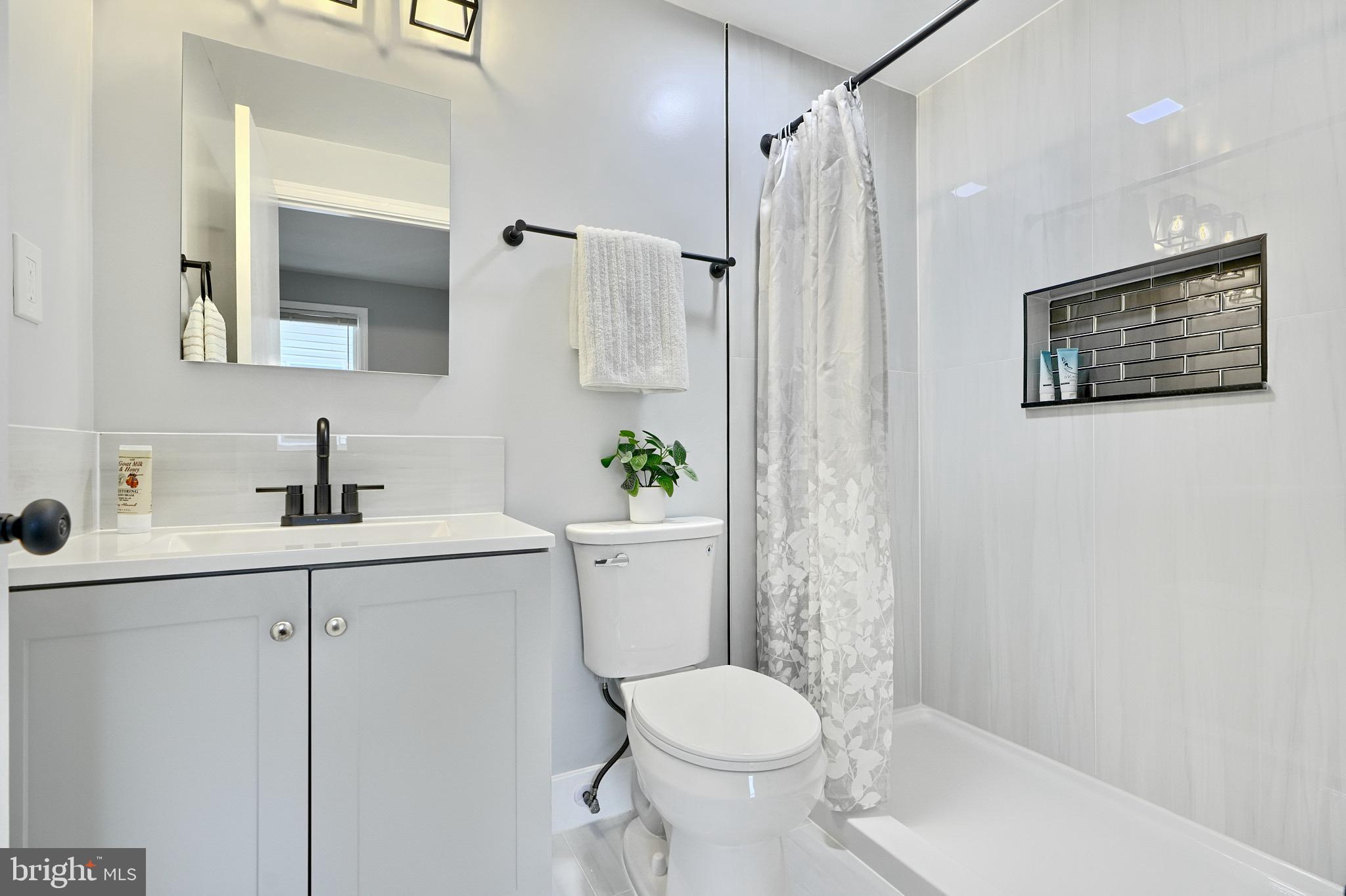 709 Fuselage Avenue Baltimore, MD 21221 - Photo 28 of 36 a bathroom with a sink a toilet and shower