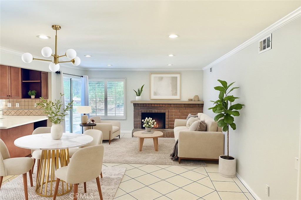 3921 Declaration Avenue Calabasas, CA 91302 - Photo 1 of 26 a living room with furniture and a fireplace