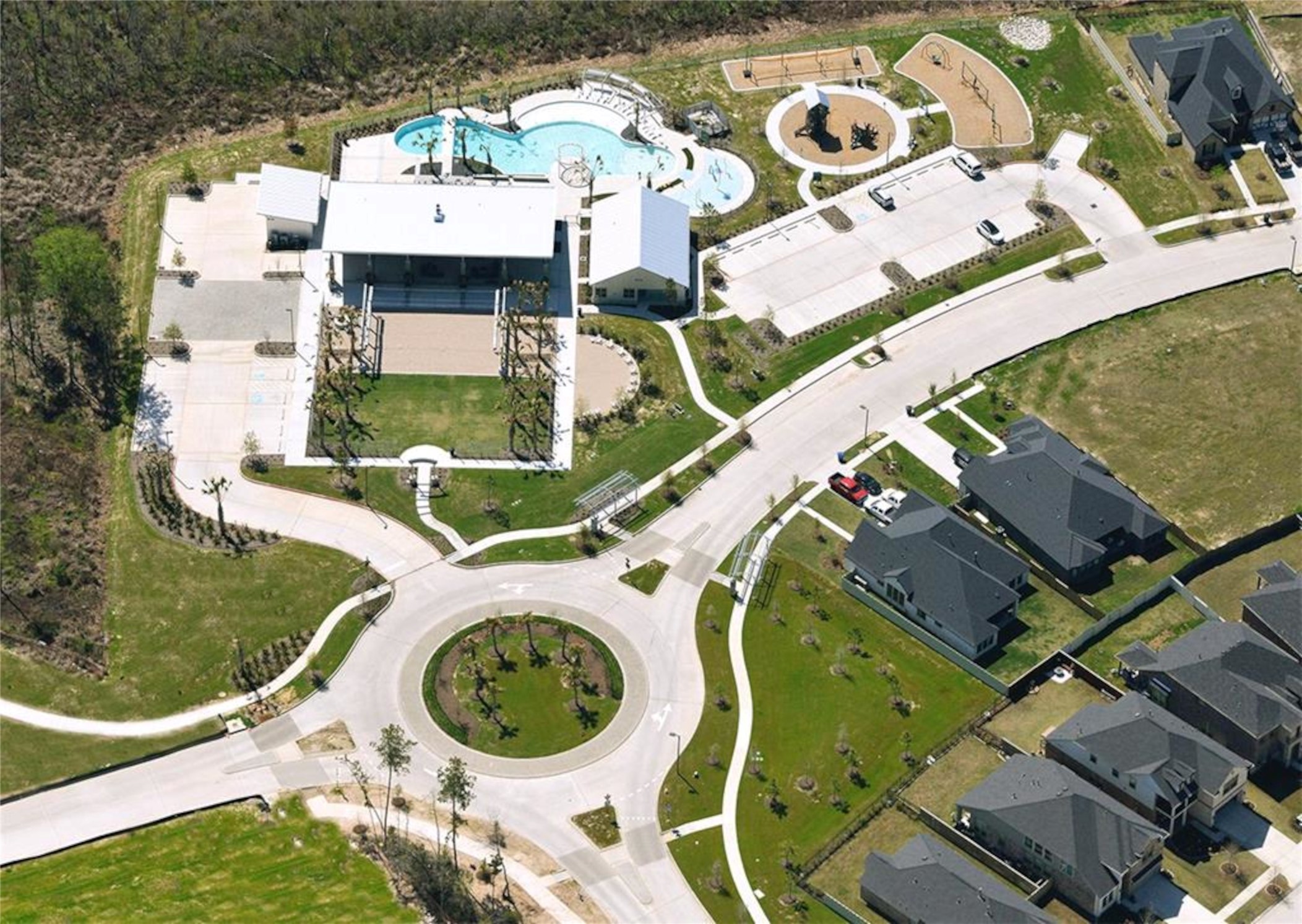 17526 Rosette Grass Conroe, TX 77385 - Photo 42 of 49 aerial view of a house with outdoor space
