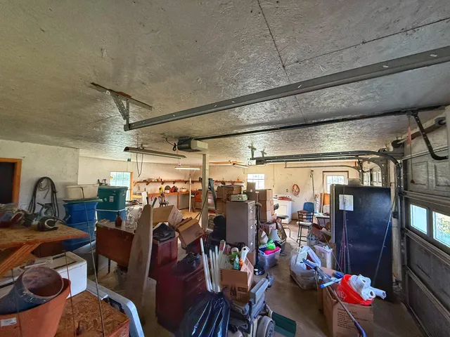 a view of a bike garage