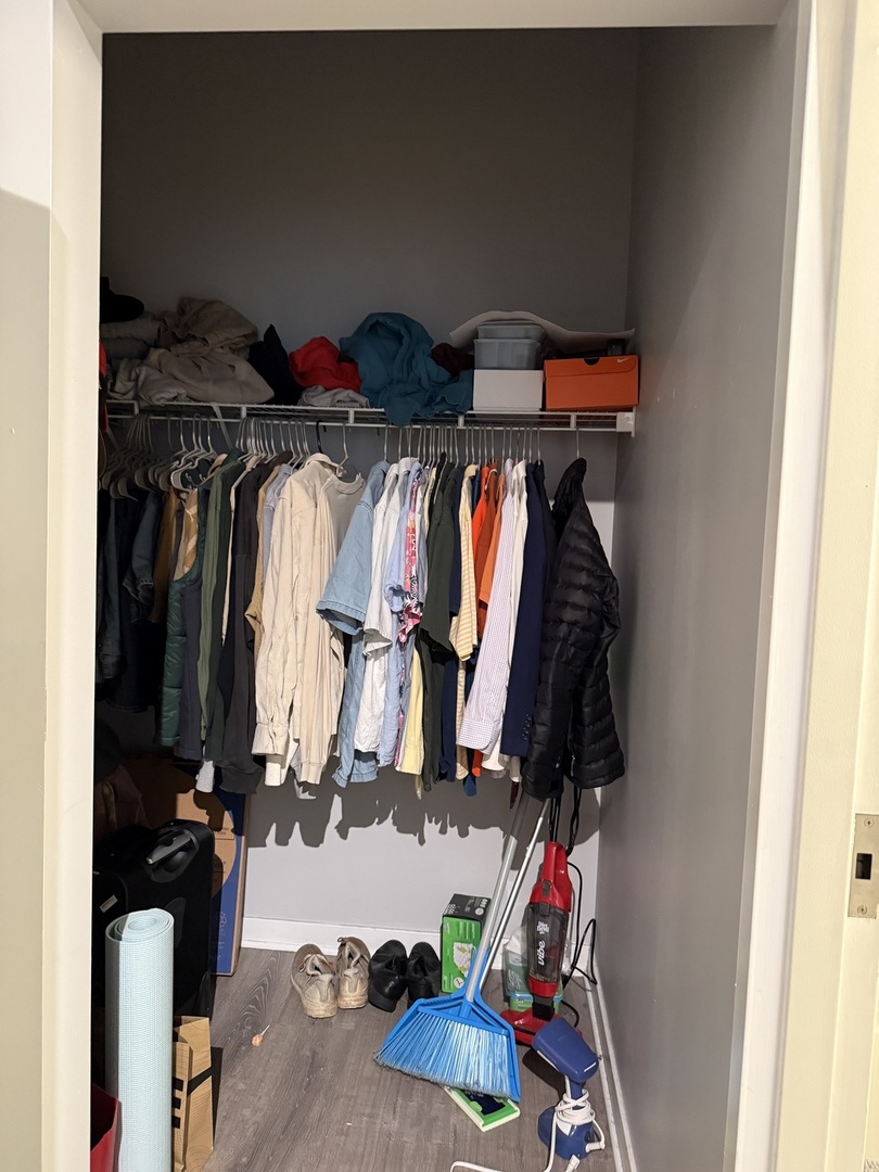 20 North State Street, Unit 801 Chicago, IL 60602 - Photo 9 of 11 a view of walk in closet with clothes and shoes