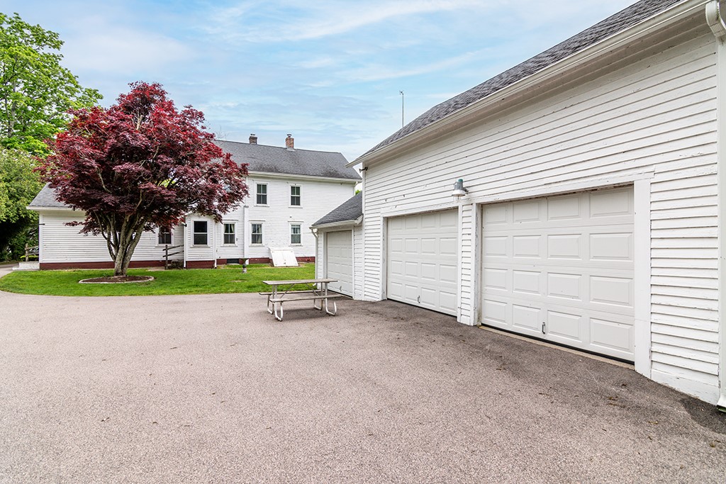 385 Ten Rod Road North Kingstown, RI 02852 - Photo 7 of 36 View from garages to back of 2 family