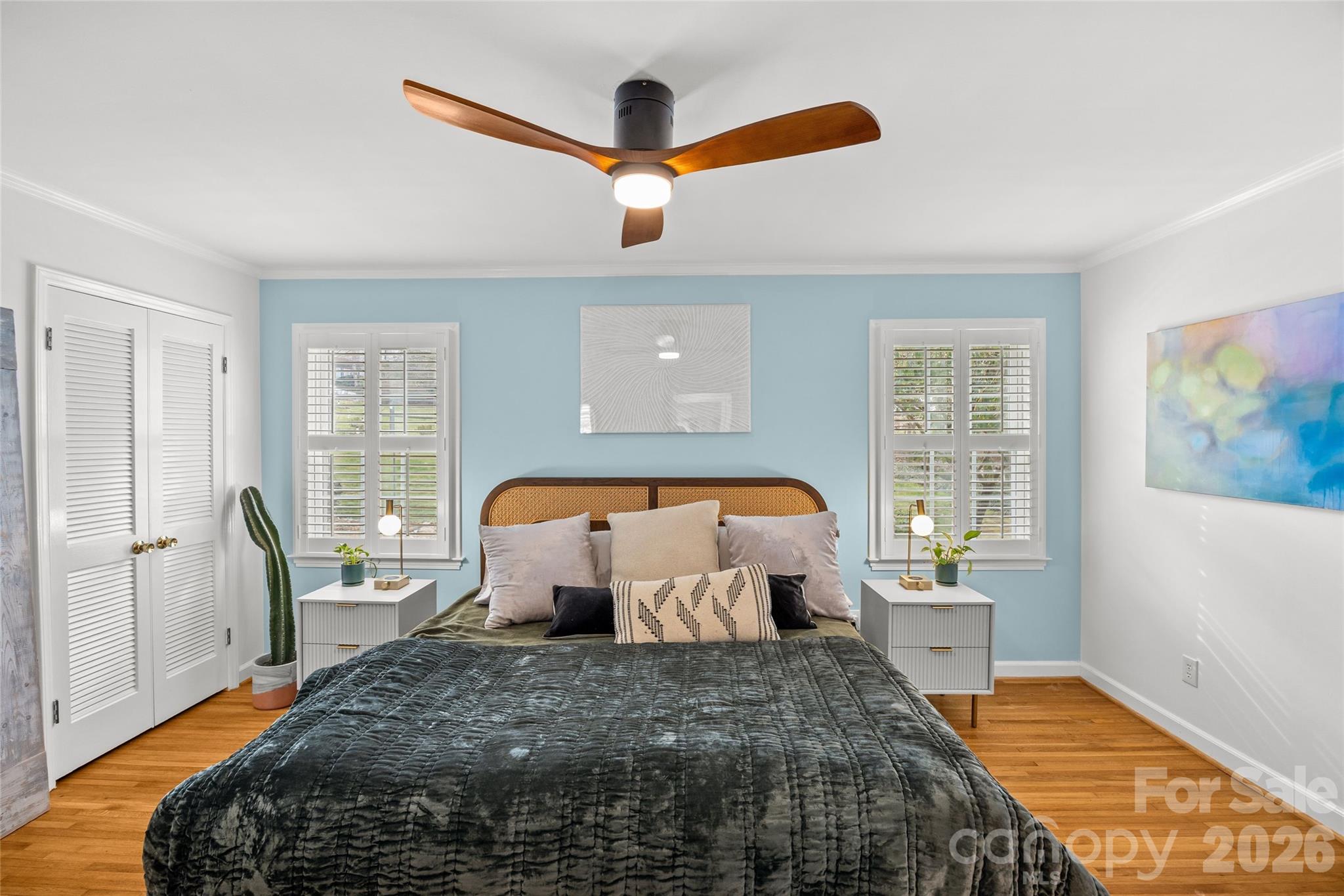 2732 Burnt Mill Road Charlotte, NC 28210 - Photo 23 of 43 a bedroom with a large bed and a window