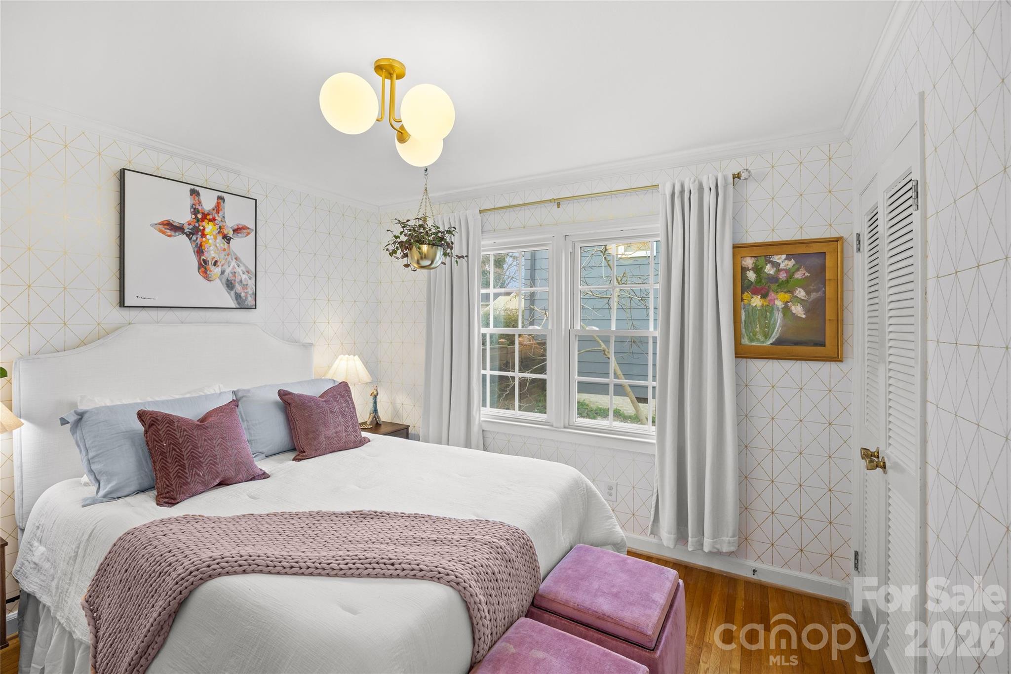 2732 Burnt Mill Road Charlotte, NC 28210 - Photo 36 of 43 a bedroom with a bed and a window