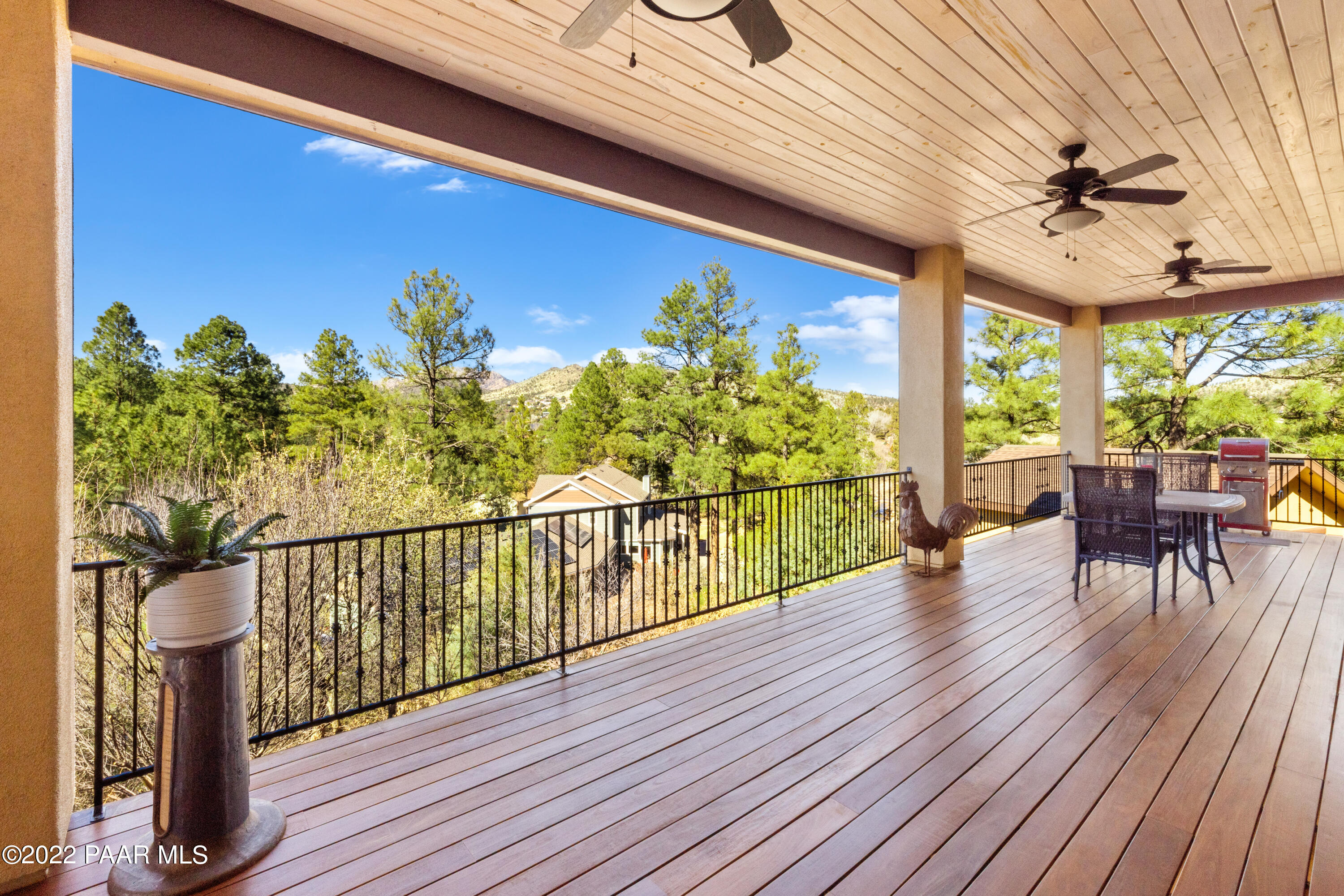 2060 Shadow Valley Ranch Road Prescott, AZ 86305 - Photo 12 of 56 Back Covered Deck