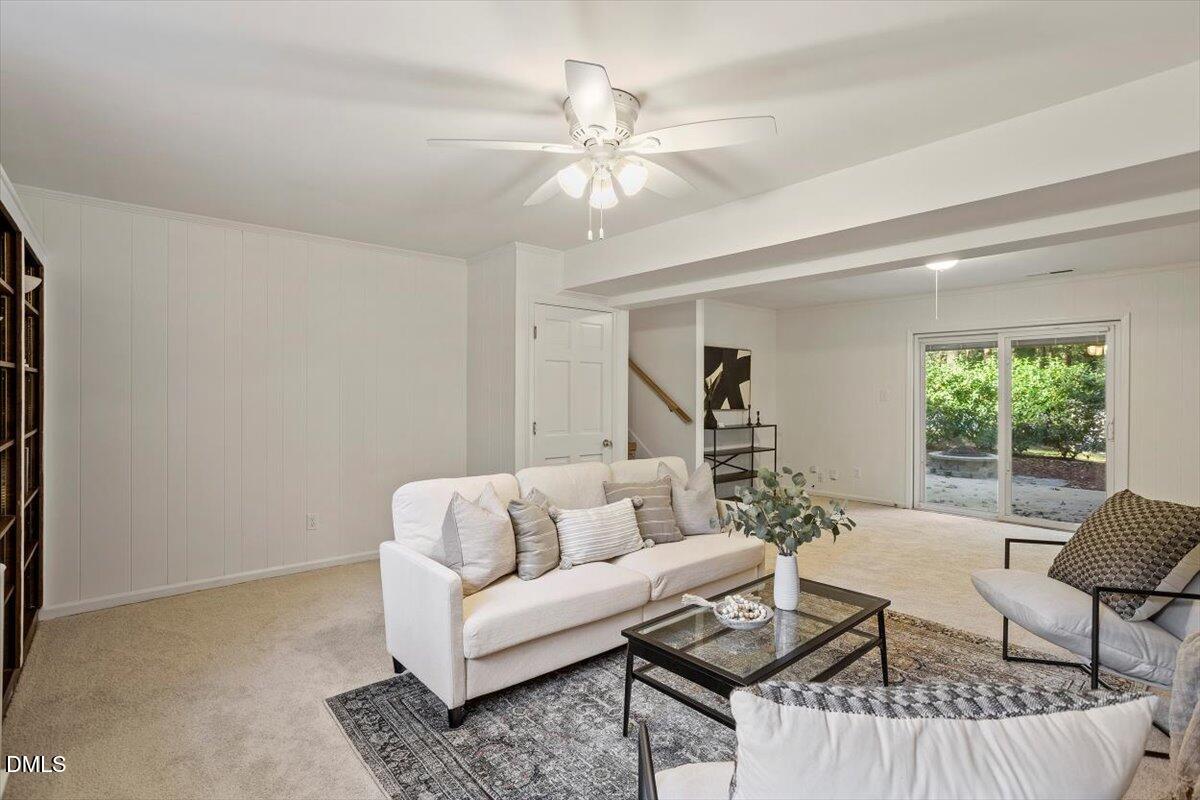 2828 McDowell Road Durham, NC 27705 - Photo 34 of 45 a living room with furniture and a large window