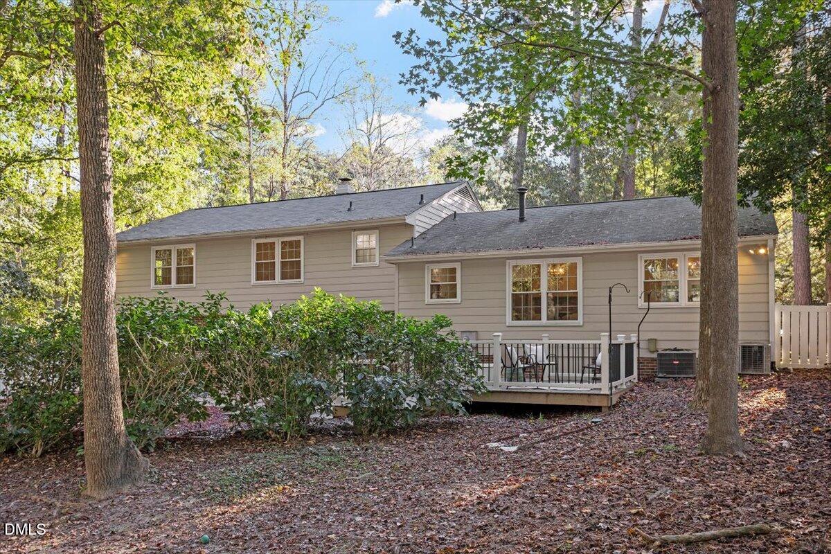 2828 McDowell Road Durham, NC 27705 - Photo 42 of 45 a view of a house with a yard and hanging chair