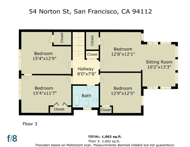 $1,095,000 | 54 Norton Street, San Francisco, CA 94112
