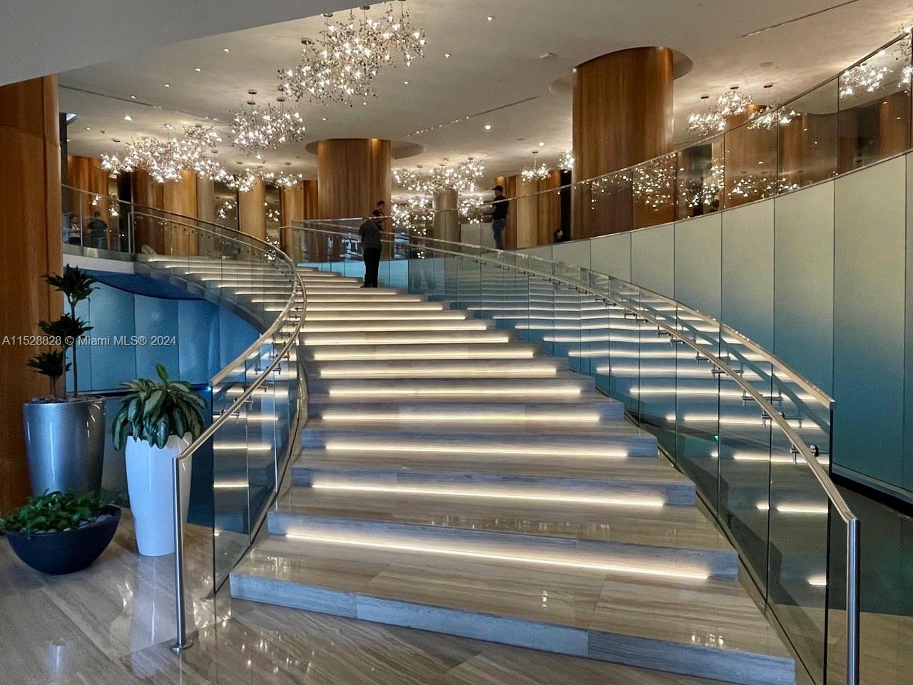 Edgewater Miami, FL 33132 - Photo 15 of 34 a view of entryway and hall with wooden floor