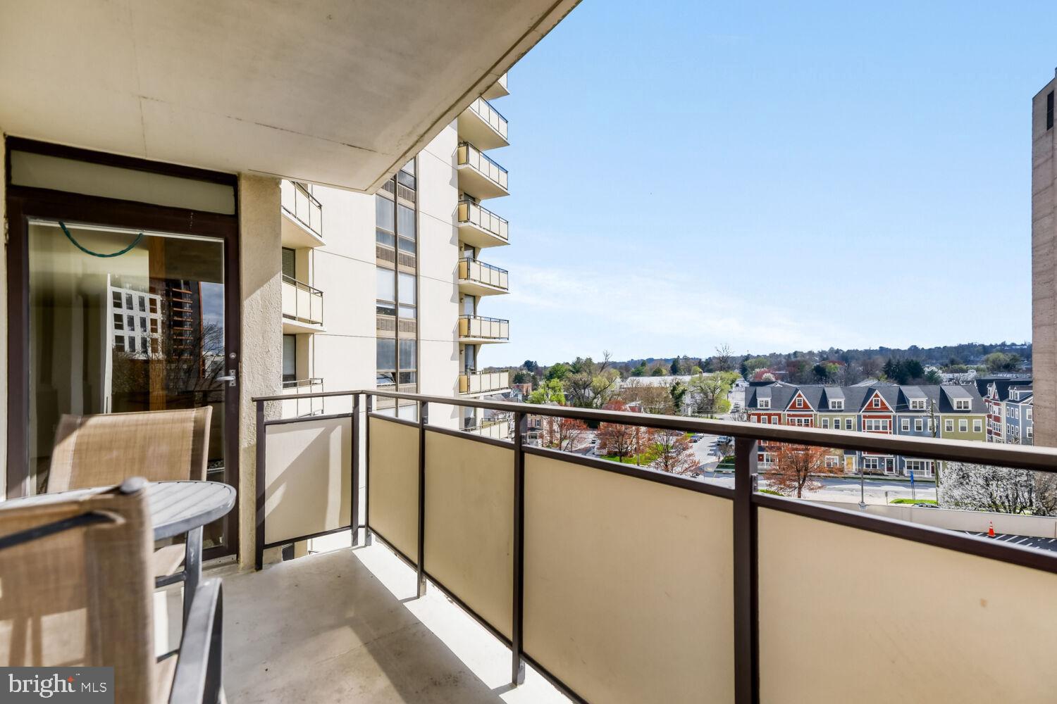 205 East Joppa Road, Unit 408 Baltimore, MD 21286 - Photo 12 of 25 Balcony overlooking the saltwater pool