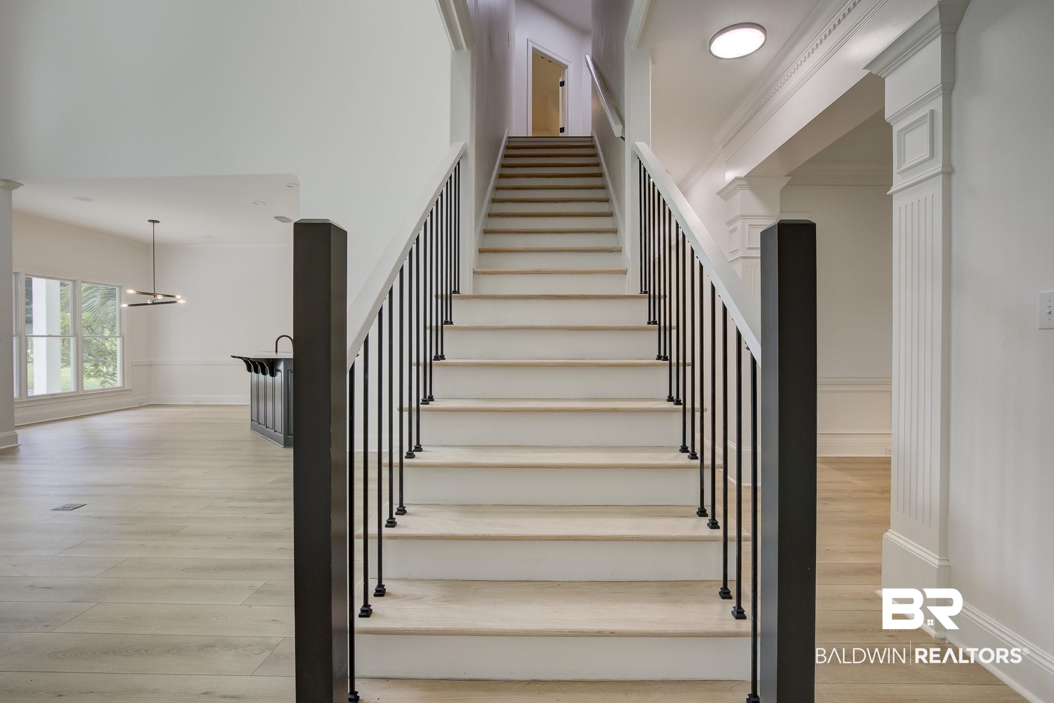105 High Pines Ridge Fairhope, AL 36532 - Photo 68 of 97 Stairs featuring wood finished floors and baseboards