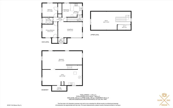 $199,900 | 619 East 11th Street, Gibson City, IL 60936