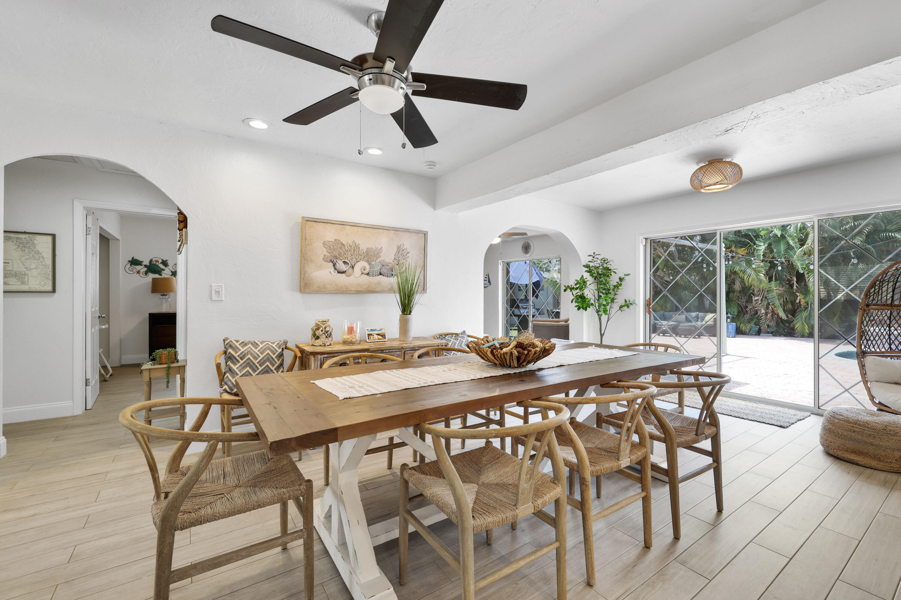342 Southwest 14th Street Pompano Beach, FL 33060 - Photo 12 of 39 a view of a dining room with furniture window and outside view