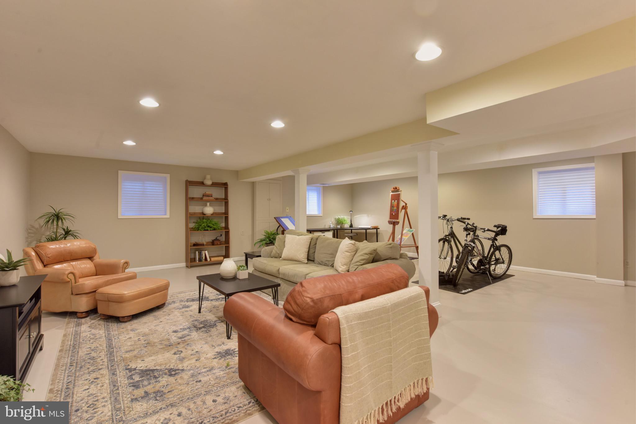 1609 Stonebridge Road Alexandria, VA 22304 - Photo 41 of 53 Fully finished basement with over 1200 square feet