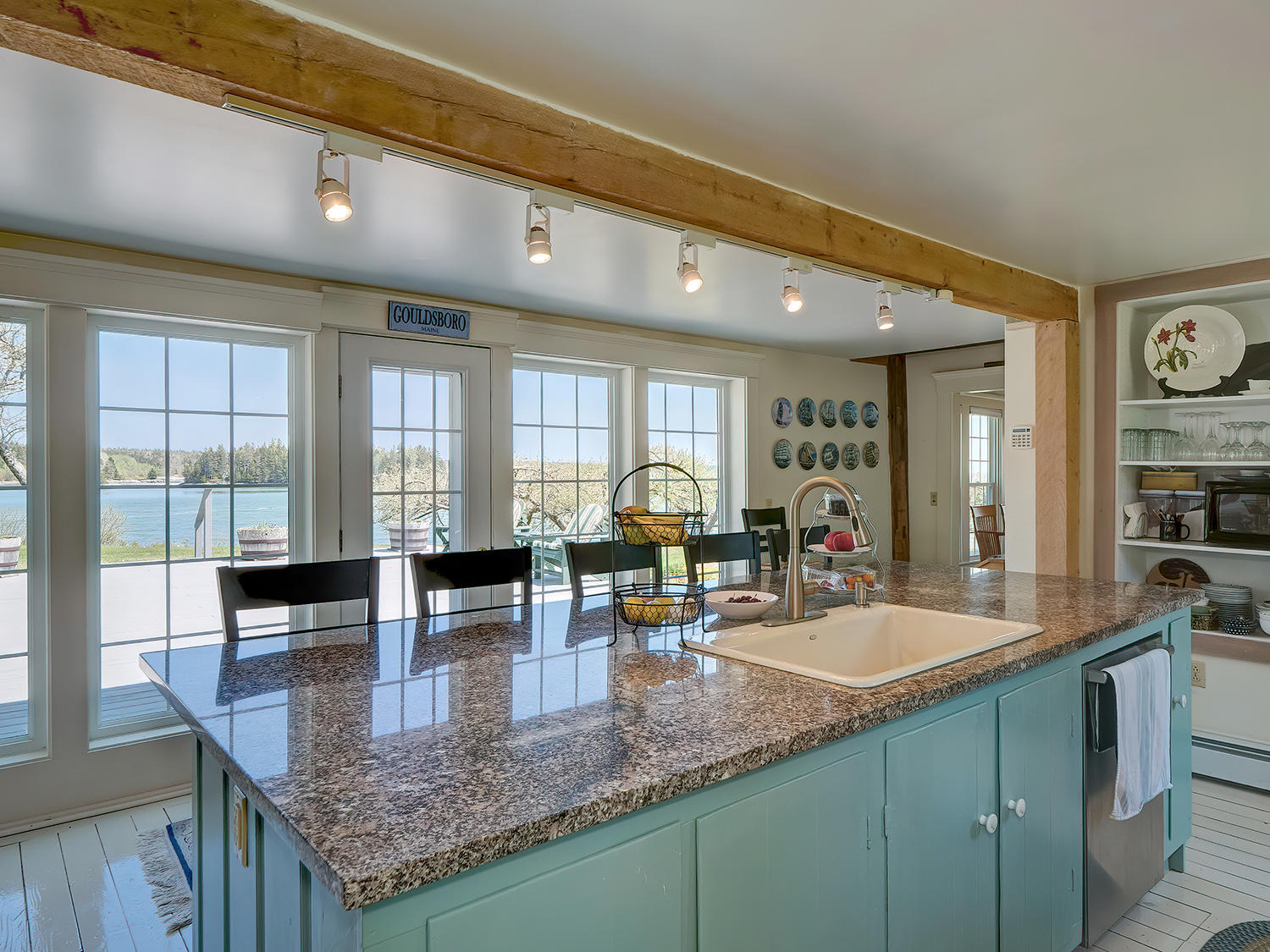 476 Gouldsboro Point Road Gouldsboro, ME 04607 - Photo 7 of 39 GardenPointKitchenwithview