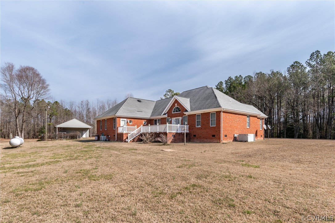 27161 Trinity Church Road Courtland, VA 23837 - Photo 26 of 47 Back of the property