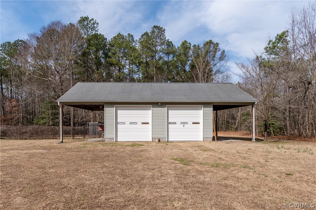27161 Trinity Church Road Courtland, VA 23837 - Photo 29 of 47 900 square feet garage with two lean-to's