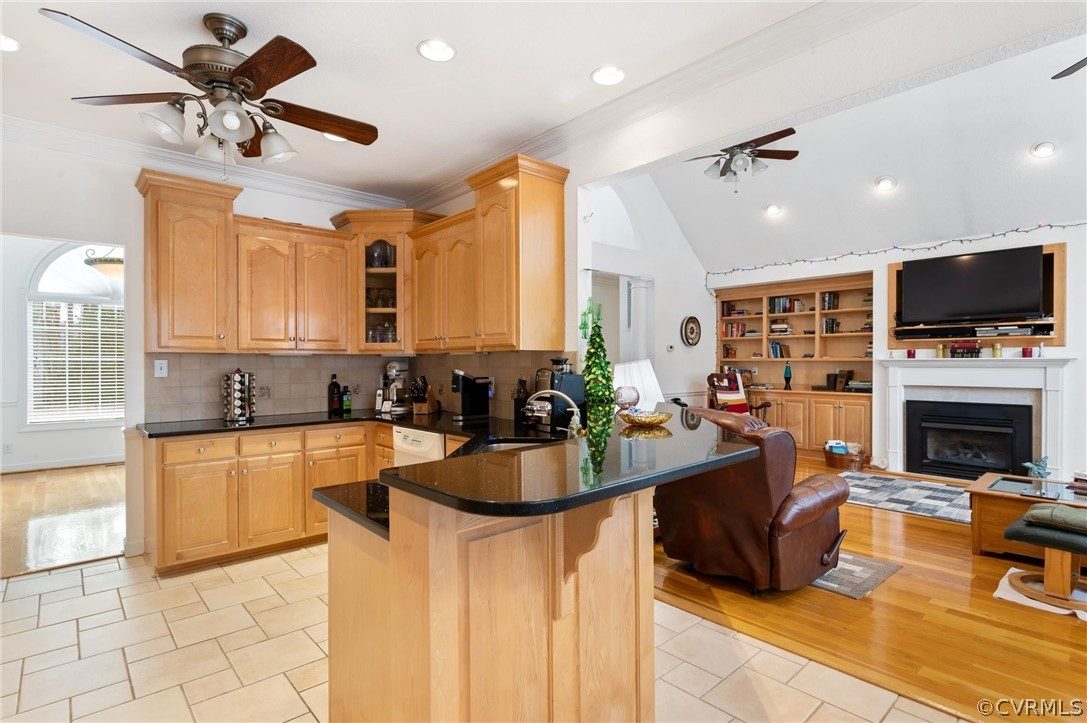 27161 Trinity Church Road Courtland, VA 23837 - Photo 7 of 47 Kitchen with custom cabinets and granite countertops