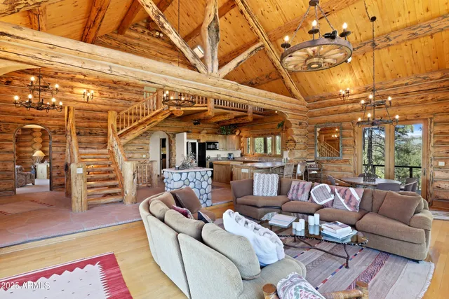 a outdoor living space with furniture