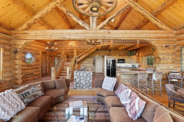 a outdoor living with furniture