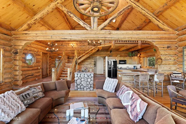 a outdoor living with furniture