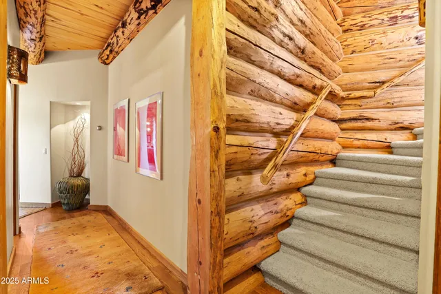 a view of entryway with a front door