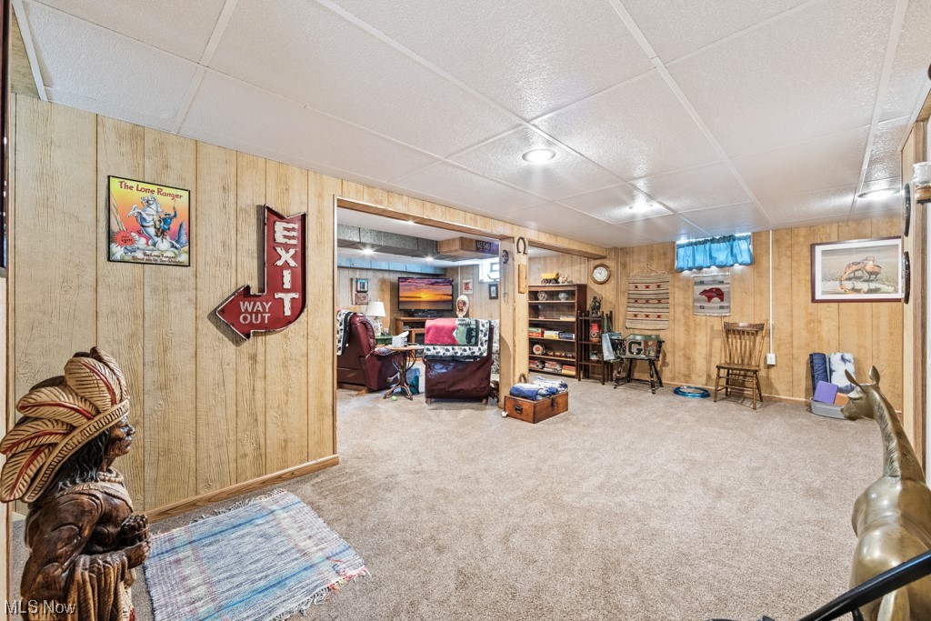 14846 Ellett Road Beloit, OH 44609 - Photo 23 of 32 finished family room in basement