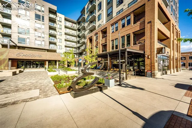 a view of building with street view