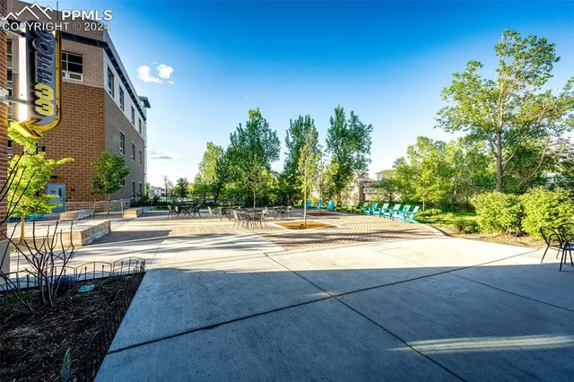 a view of a building with city view