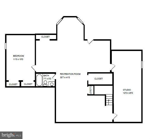 6031 Sumner Road Alexandria, VA 22310 - Photo 28 of 30 Lower Floor Plan