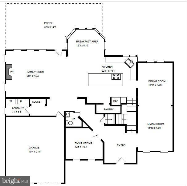 6031 Sumner Road Alexandria, VA 22310 - Photo 29 of 30 Main Floor Plan