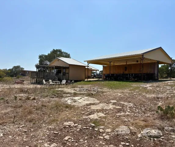 a house with a outdoor space