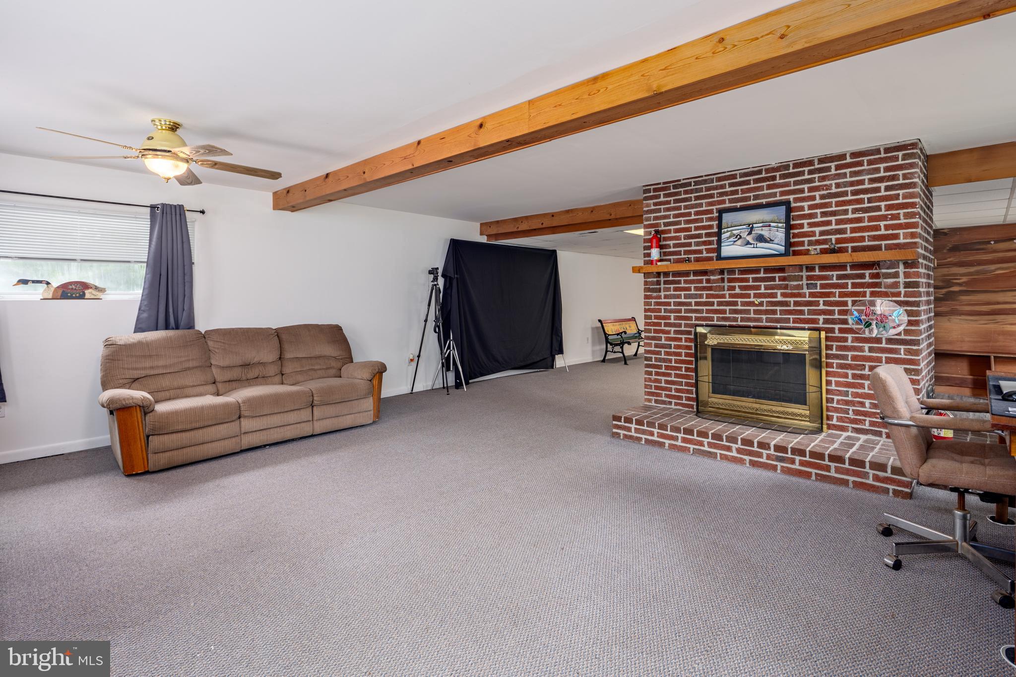 1045 Doyle Road Street, MD 21154 - Photo 24 of 47 a living room with furniture and a fireplace