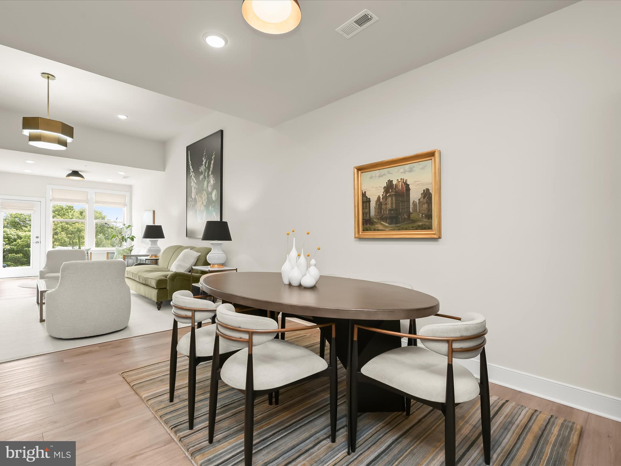 8023 Jennys Way, Unit 9 Fulton, MD 20759 - Photo 14 of 46 a view of a dining room with furniture and a window