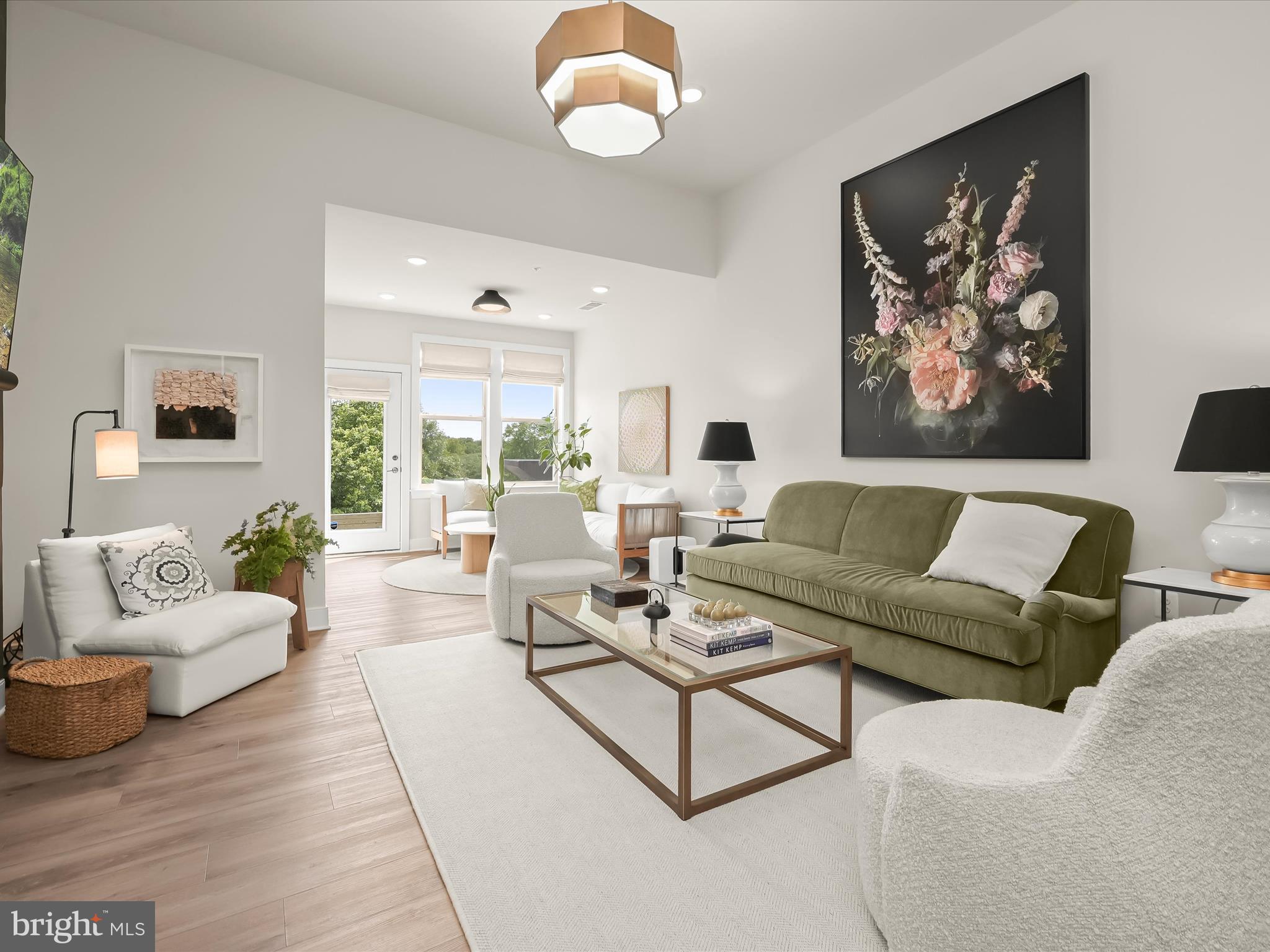 8023 Jennys Way, Unit 9 Fulton, MD 20759 - Photo 4 of 46 a living room with furniture and a large window