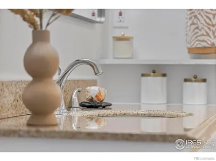 a view of balcony with furniture