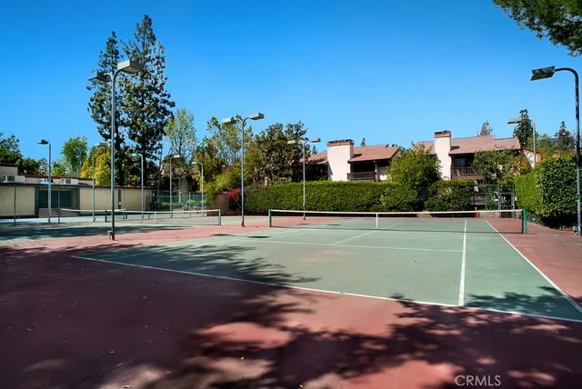a view of a basketball court